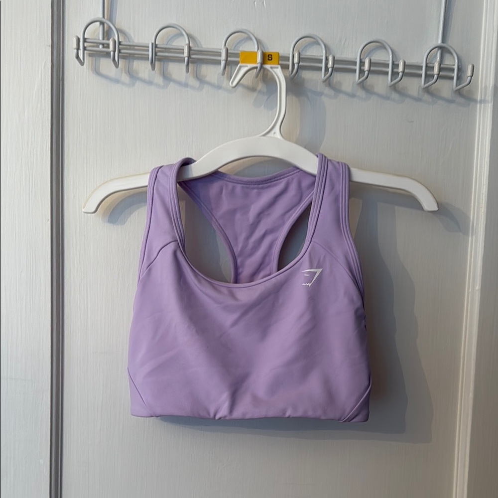 Gymshark Essential Racer Back Sports Bra - Light Purple